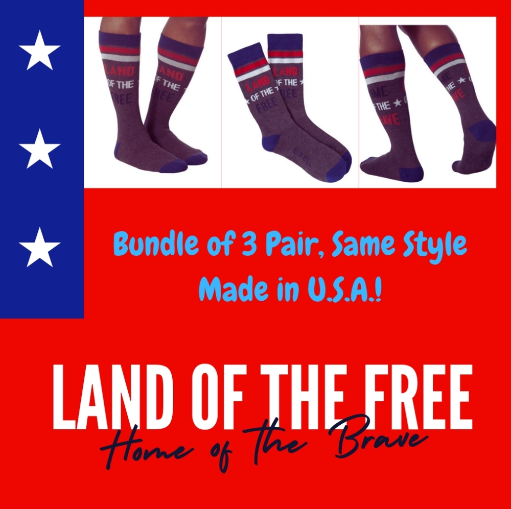 K.BELL Men's USA Sock Bundle